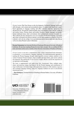 Coperta cărții 'Persian Learner Part Four: Advanced Persian for College Students - Peyman Nojoumian'