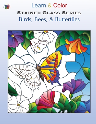 Birds, Bees, and Butterflies - Learn & Color Books