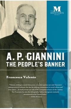 Coperta cărții 'A. P. Giannini: The People's Banker - Francesca Valente'