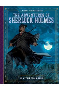 Coperta cărții 'The Adventures of Sherlock Holmes - Arthur Conan Doyle'