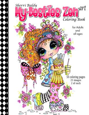 Sherri Baldy My-Besties Zen Art Coloring Book - Sherri Ann Baldy