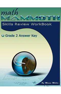 Poza produsului Math Mammoth Grade 2 Skills Review Workbook Answer Key - Maria Miller