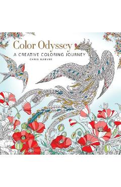 Coperta cărții 'Color Odyssey: A Creative Coloring Journey - Chris Garver'