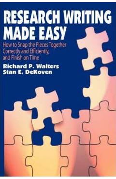 Coperta cărții 'Research Writing Made Easy - Richard Walters'