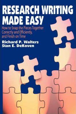 Coperta cărții 'Research Writing Made Easy - Richard Walters'