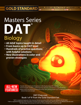 DAT Masters Series Biology: Comprehensive Preparation and Practice for the Dental Admission Test Biology by Gold Standard DAT - Brett Ferdinand