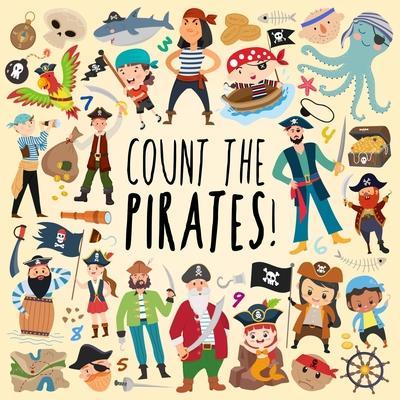 Count the Pirates!: A Fun Picture Puzzle Book for 3-5 Year Olds - Webber Books