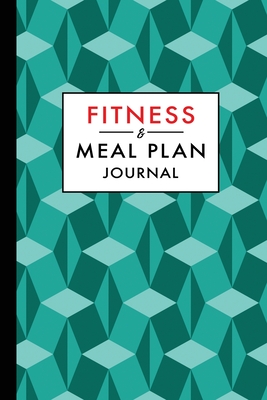 Fitness and Meal Plan Journal: 12-Week Daily Workout and Food Planner Notebook - Leopard Print