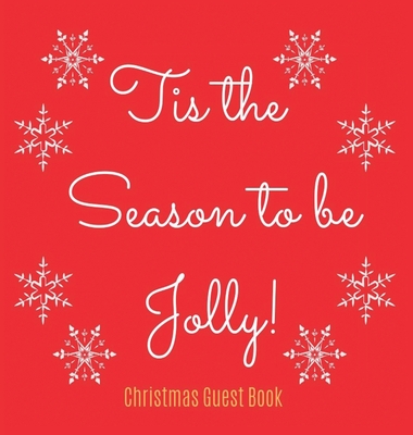 Christmas Guest Book (Hardcover): Merry Christmas guest book sign in, guest book christmas party, christmas eve guest book, party guest book, seasonal - Lulu And Bell