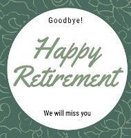 Happy Retirement Guest Book (Hardcover): Guestbook for retirement, message book, memory book, keepsake, retirement book to sign - Lulu And Bell