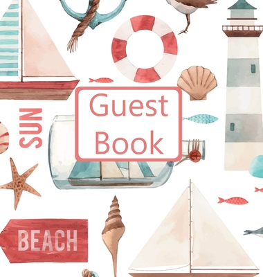 Guest Book, Guests Comments, Visitors Book, Vacation Home Guest Book, Beach House Guest Book, Comments Book, Visitor Book, Nautical Guest Book, Holida - Lollys Publishing