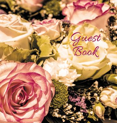 Coperta cărții 'Wedding Guest Book (HARDCOVER) for Wedding Ceremonies, Anniversaries, Special Events & Functions, Commemorations,'