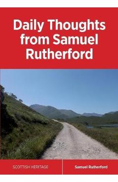 Coperta cărții 'Daily Thoughts from Samuel Rutherford - Samuel Rutherford'