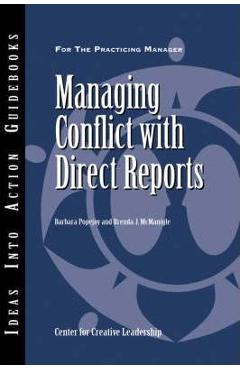 Poza produsului Managing Conflict with Direct Reports - Barbara Popejoy