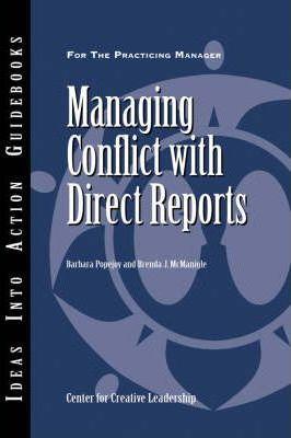 Managing Conflict with Direct Reports - Barbara Popejoy