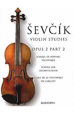 Coperta cărții 'Violin Studies Op. 2 Part 2 - Otakar Sevcik'