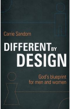 Coperta cărții 'Different by Design: God's Blueprint for Men and Women - Carrie Sandom'