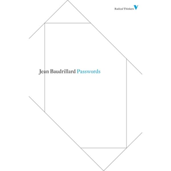 Passwords - Jean Baudrillard