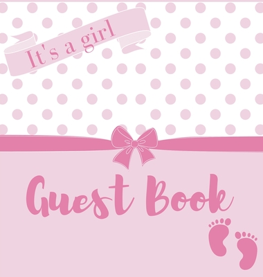 It's a girl, baby shower guest book (Hardback) - Lulu And Bell