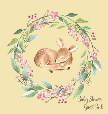 Woodland Baby Shower Guest Book (Hardcover) - Lulu And Bell