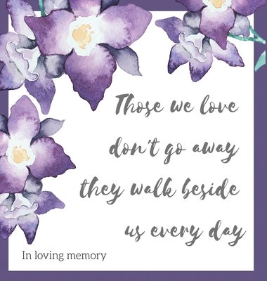 Religious quote in loving memory, condolence book to sign - Lulu And Bell