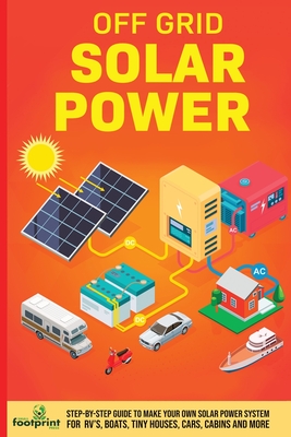 Off Grid Solar Power: Step-By-Step Guide to Make Your Own Solar Power System For RV's, Boats, Tiny Houses, Cars, Cabins and More in as Littl - Small Footprint Press