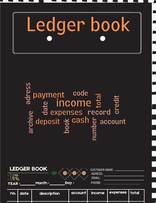 Ledger Book: A Complete Expense Tracker Notebook, Expense Ledger, Bookkeeping Record Book for Small Business or Personal Use - Ledg - Scania Maars