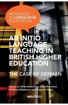 Poza produsului Ab Initio Language Teaching in British Higher Education: The Case of German - Ulrike Bavendiek