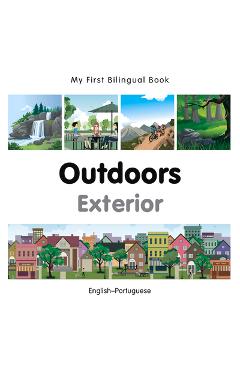 Coperta cărții 'My First Bilingual Book-Outdoors (English-Portuguese) - Milet Publishing'