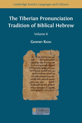 The Tiberian Pronunciation Tradition of Biblical Hebrew, Volume 2 - Geoffrey Khan