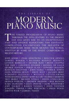 Coperta cărții 'The Library of Modern Piano Music - Hal Leonard Corp'
