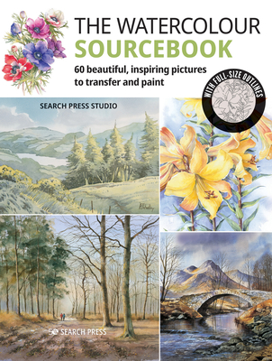 The Watercolour Sourcebook: 60 Inspiring Pictures to Transfer and Paint with Full-Size Outlines - Geoff Kersey