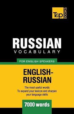 Coperta cărții 'Russian Vocabulary for English Speakers - 7000 words - Andrey Taranov'