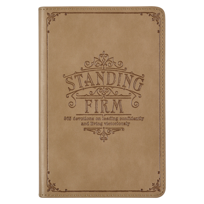 Standing Firm Faux Leather Devotional - Christianart Gifts