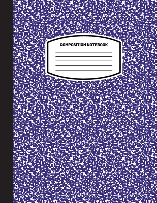 Classic Composition Notebook: (8.5x11) Wide Ruled Lined Paper Notebook Journal (Navy Blue) (Notebook for Kids, Teens, Students, Adults) Back to Scho - Blank Classic