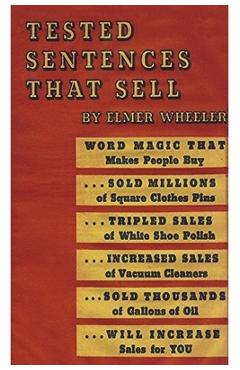 Coperta cărții 'Tested Sentences That Sell - Elmer Wheeler'
