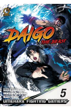 Coperta cărții 'Daigo the Beast: Umehara Fighting Gamers! Volume 5 - Maki Tomoi'