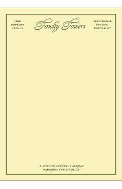 Coperta cărții 'Fawlty Towers: Fictional Hotel Notepad Set - Herb Lester Associates'