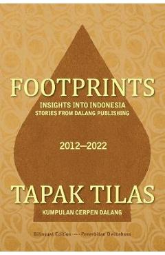 Coperta cărții 'Footprints: Insights into Indonesia -- Stories from Dalang Publishing - Junaedi Setiyono'