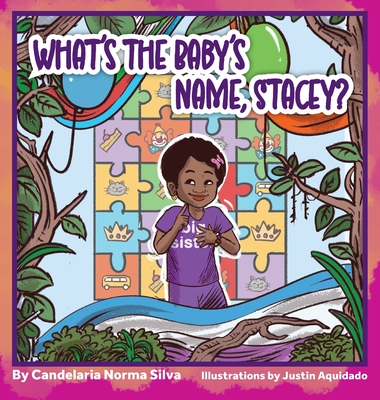 Coperta cărții 'What's the Baby's Name, Stacey? - Candelaria Silva'