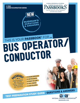 Bus Operator / Conductor (C-3383): Passbooks Study Guide - National Learning Corporation