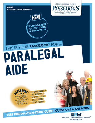 Paralegal Aide (C-2245): Passbooks Study Guide - National Learning Corporation