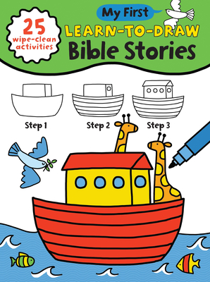 My First Learn-To-Draw: Bible Stories: (25 Wipe Clean Activities + Dry Erase Marker) - Anna Madin