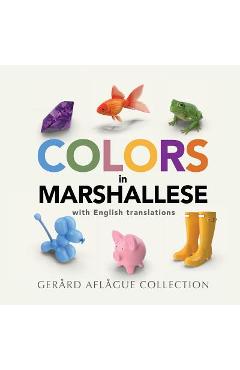 Coperta cărții 'Colors in Marshallese: with English Translations - Mary Aflague'