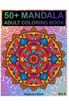 Coperta cărții '50+ Mandala: Adult Coloring Book 50 Mandala Images Stress Management Coloring Book For Relaxation, Meditation,'