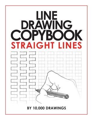 Line Drawing Copybook Straight Lines - 10 000 Drawings