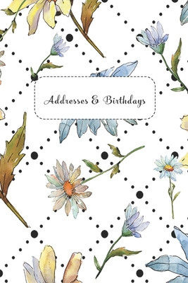 Addresses & Birthdays: Watercolor Flower Trellis - Andante Press
