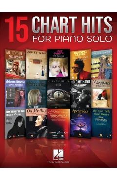 Coperta cărții '15 Chart Hits for Piano Solo Songbook -'