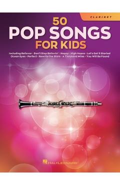 Coperta cărții 'Pop Songs for Kids for Clarinet - Hal Leonard Corp'