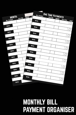 Monthly Bill Payment Organiser: Budget Monthly Bills & Expenses With This Money Tracker with a Simple Home Budget Spreadsheet Layout - Bowes Publishing